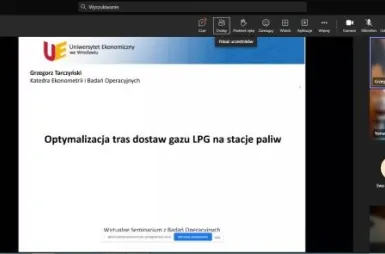 Wirtualne Seminarium z Badań Operacyjnych | Uniwersytet WSB Merito w Poznaniu: wsbo