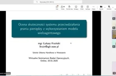 Wirtualne Seminarium z Badań Operacyjnych | Uniwersytet WSB Merito w Poznaniu: wsbo