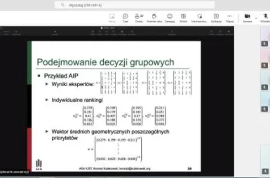 Wirtualne Seminarium z Badań Operacyjnych | Uniwersytet WSB Merito w Poznaniu: wsbo