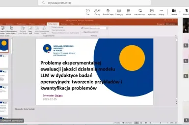 Wirtualne Seminarium z Badań Operacyjnych | Uniwersytet WSB Merito w Poznaniu: WSBO 15.12.2026