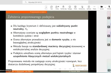 Wirtualne Seminarium z Badań Operacyjnych | Uniwersytet WSB Merito w Poznaniu: WSBO