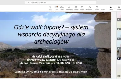 Wirtualne Seminarium z Badań Operacyjnych | Uniwersytet WSB Merito w Poznaniu: WSBO_2026_04_20_2