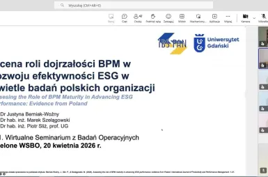 Wirtualne Seminarium z Badań Operacyjnych | Uniwersytet WSB Merito w Poznaniu: WSBO_2026_04_20_8