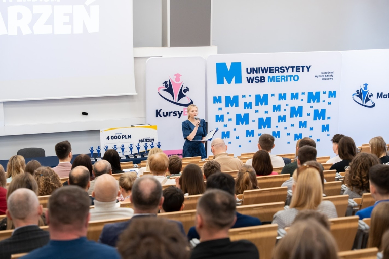 Marzenia, odwaga i wielkie plany – gala finałowa II edycji Stypendium Marzeń | Aktualności | Uniwersytet WSB Merito w Poznaniu: stypendium marzeń 2