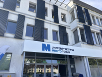 Kontakt | Uniwersytet WSB Merito: Budynek Uniwersytetu WSB Merito Toruń