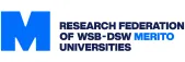 Sustainable and Socially Responsible Development in the Network of Socioeconomic Relations | Uniwersytet WSB Merito: Logotyp federacji WSB-DSW MERITO