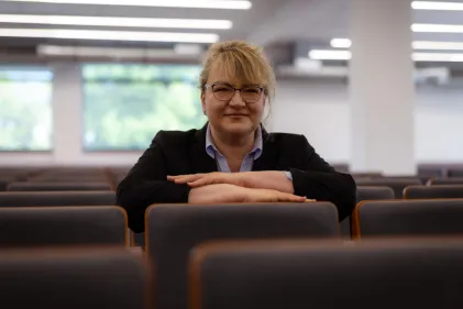 Władze uniwersytetu | Uniwersytet WSB Merito Szczecin: dr Grażyna Kaup Prodziekan ds. jakości kształcenia   