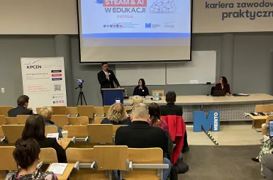 II edycja konferencji „STEAM i AI w edukacji” już za nami! [GALERIA ZDJĘĆ] | Uniwersytet WSB Merito w Toruniu: II konferencja Steam i AI w edukacji