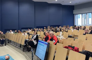 „Życie kruche jak lód” – spotkanie dla uczniów szkół średnich | 27.01.2026 [GALERIA ZDJĘĆ] | Aktualności | Uniwersytet WSB Merito w Toruniu: uczestnicy wydarzenia życie kruche jak lód