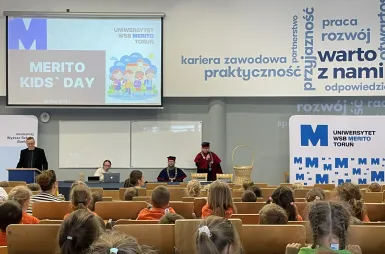 MERITO KIDS DAY - Dzień Dziecka na Uniwersytecie WSB Merito w Toruniu [GALERIA ZDJĘĆ] | Aktualności | Uniwersytet WSB Merito w Toruniu: uczestnicy MERITO KIDS DAY
