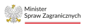 Międzynarodowa konferencja: „RESILIENT CITIES: Partnership Cooperation in Times of War and Crisis” | 20-21 października | Aktualności | Uniwersytet WSB Merito w Toruniu: logo minister spraw zagranicznych