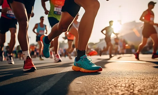 Uniwersytet WSB Merito w Toruniu partnerem II Edycji Trylogii Toruńskich Legend | Aktualności | Uniwersytet WSB Merito w Toruniu: biegacze podczas biegu