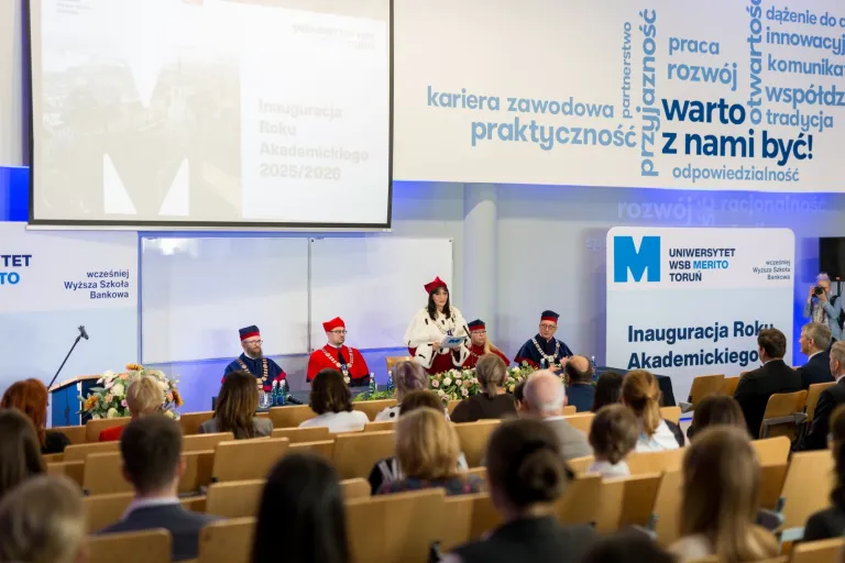Inauguracja roku akademickiego 2025/2026 Uniwersytet WSB Merito w Toruniu