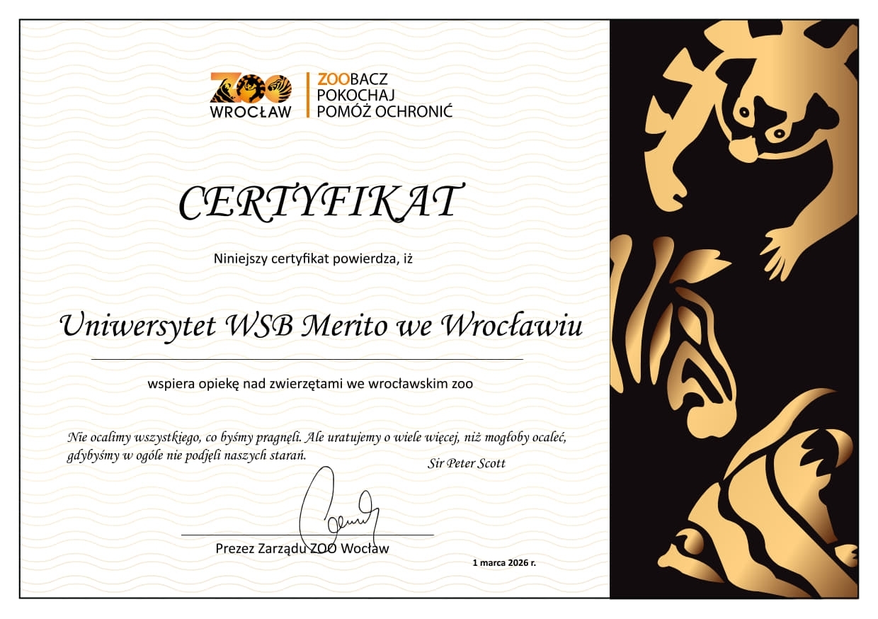 Certyfikat objęcia kapibar opieką