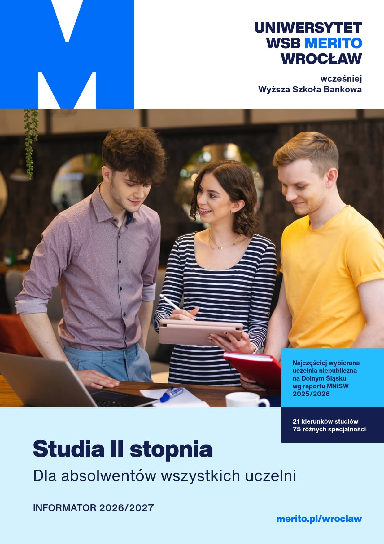 Okładka informatora studiów