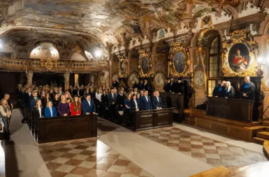 Absolwenci prawa wśród nowo zaprzysiężonych aplikantów radcowskich | Aktualności | Uniwersytet WSB Merito we Wrocławiu: Aplikanci radcowscy w Auli Leopoldina