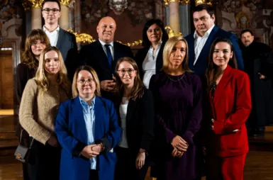 Absolwenci prawa wśród nowo zaprzysiężonych aplikantów radcowskich | Aktualności | Uniwersytet WSB Merito we Wrocławiu: Aplikanci radcowscy w Auli Leopoldina