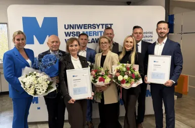 Uroczyste spotkanie partnerów kierunku kosmetologia | Aktualności | Uniwersytet WSB Merito we Wrocławiu: Wręczenie podziękowań