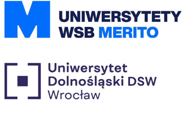 Zarządzanie w ochronie zdrowia | Studia podyplomowe we Wrocławiu | Uniwersytet WSB Merito we Wrocławiu: infografika logo wsb merito i dsw