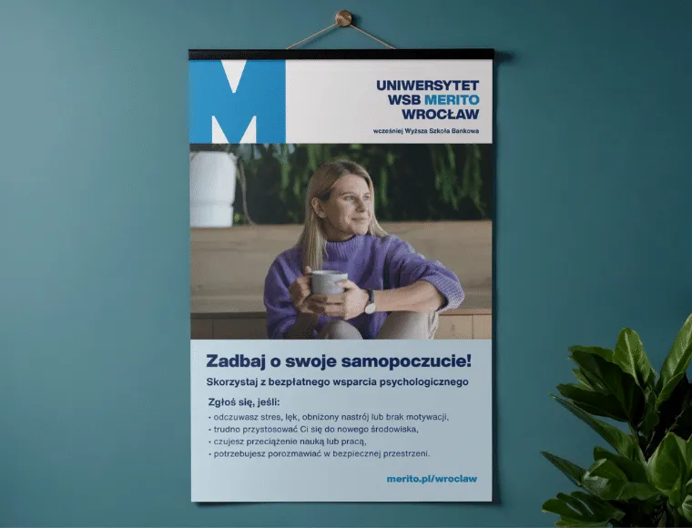 Konsultacje psychologiczne na uczelni | Aktualności | Uniwersytet WSB Merito we Wrocławiu: konsultacje-psychologiczne-ulotka