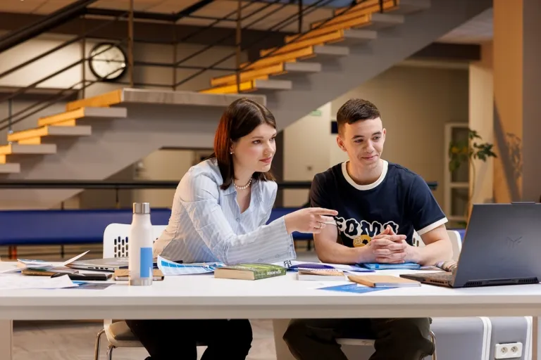 Consumer Neuroscience & Behavioral Design | Studia I stopnia we Wrocławiu | Uniwersytet WSB Merito we Wrocławiu: studenci pracujący nad projektem grupowym