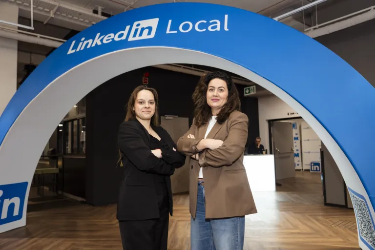 Local Wrocław – spotkanie profesjonalistów z Linkedin | Aktualności | Uniwersytet WSB Merito we Wrocławiu: Aleksandra i Monika organizatorki wydarzenia