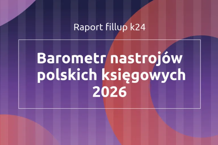 Raport: Barometr nastrojów polskich księgowych 2026 | Aktualności | Uniwersytet WSB Merito we Wrocławiu: Grafika z nazwą raportu